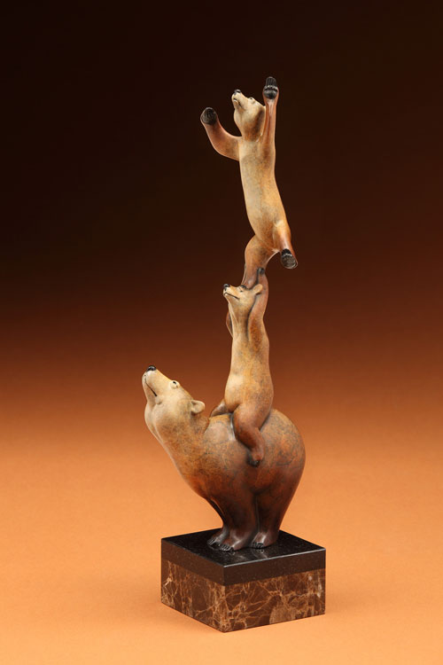 Jack of Hearts Bronze by Kim Kori 