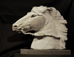 "Star Talkers" Utah Alabaster Sculpture by Alvin Marshall of Rowe Gallery