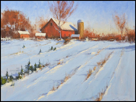 'Resting' Oil Painting by Gabor Svagrik of Rowe Gallery