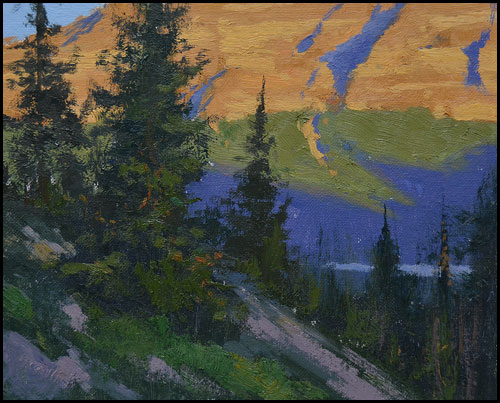 'The Crossing' Oil Painting by Gabor Svagrik of Rowe Gallery