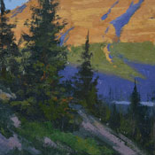 'The Crossing' Oil Painting by Gabor Svagrik of Rowe Gallery