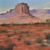 'The Crossing' Oil Painting by Gabor Svagrik of Rowe Gallery