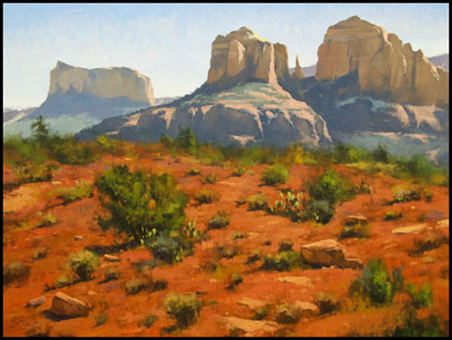 'Of Ancient Lands' Oil Painting by Gabor Svagrik of Rowe Gallery