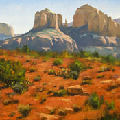 'Of Ancient Lands' Oil Painting by Gabor Svagrik of Rowe Gallery