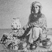 "Harri the Potter" Graphite Drawing by Jack Morley of Rowe Gallery