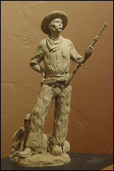 'Wild n' Wooly' Pre-Cast Bronze Sculpture by Jason Scull of Rowe Gallery