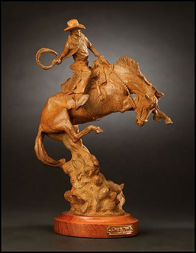'Dust Devil' Bronze Sculpture by Jason Scull of Rowe Gallery