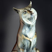 'Ace' Bronze Sculpture by Joshua Tobey of Rowe Gallery