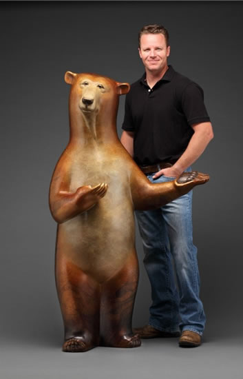 'Ambassador' Bronze Sculpture by Joshua Tobey of Rowe Gallery