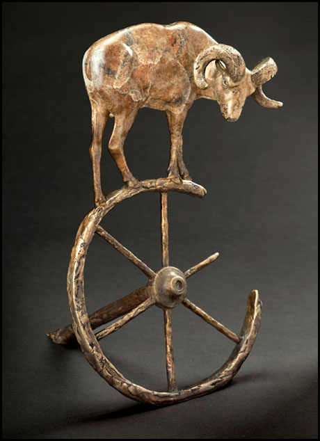 'Back to Nature' Bronze Sculpture by Joshua Tobey of Rowe Gallery