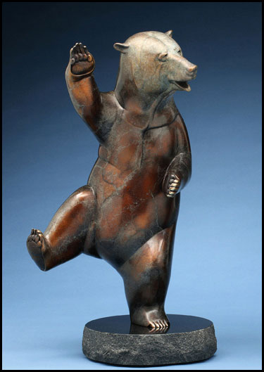 'Bellydancer' Bronze Sculpture by Joshua Tobey of Rowe Gallery