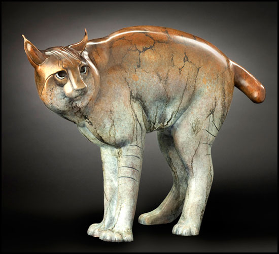 'Ghost' Bronze Sculpture by Joshua Tobey of Rowe Gallery