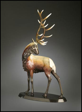 'Grand Teton' Bronze Sculpture by Joshua Tobey of Rowe Gallery