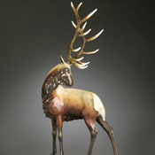 'Grand Teton' Bronze Sculpture by Joshua Tobey of Rowe Gallery