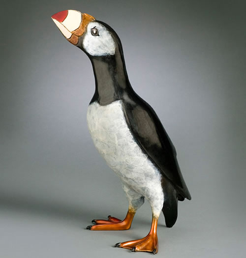 'King of the Rock' Bronze Sculpture by Joshua Tobey of Rowe Gallery