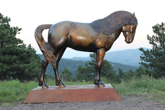 'Noble Spirit' Bronze Sculpture by Joshua Tobey of Rowe Gallery
