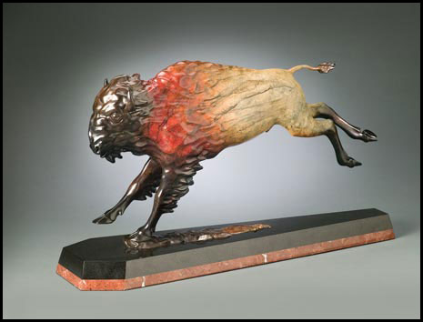 'Spirit Quest' Bronze Sculpture by Joshua Tobey of Rowe Gallery