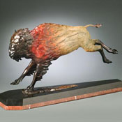 'Spirit Quest' Bronze Sculpture by Joshua Tobey of Rowe Gallery