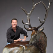 'Stone Mountain' Bronze Sculpture by Joshua Tobey of Rowe Gallery