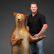 'Barefoot' Bronze Sculpture by Joshua Tobey of Rowe Gallery