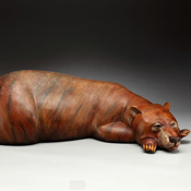 'Bellydancer' Bronze Sculpture by Joshua Tobey of Rowe Gallery