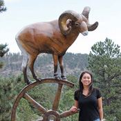 'Dreamcatcher' Bronze Sculpture by Joshua Tobey of Rowe Gallery