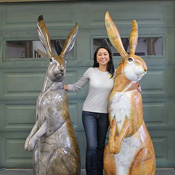 'More Than I Can Chew' Bronze Sculpture by Joshua Tobey of Rowe Gallery