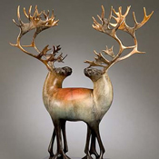 'Voice on the Wind' Bronze Sculpture by Joshua Tobey of Rowe Gallery