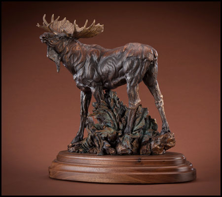 'A Lot of Bull' Bronze Sculpture by Ken Rowe of Rowe Gallery