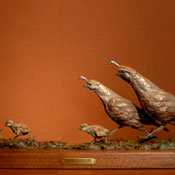 'Cheep Transportation' Bronze Sculpture by Ken Rowe of Rowe Gallery