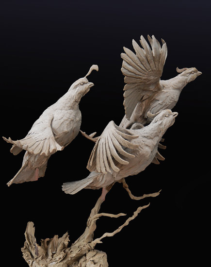 'Art Walk' Bronze Sculpture by Ken Rowe of Rowe Gallery