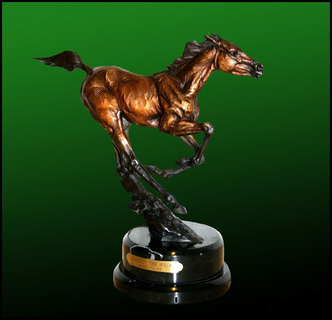 'Inherit the Wind' Bronze Sculpture by Ken Rowe of Rowe Gallery