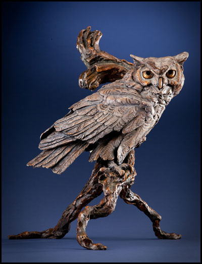 'Moon Shadow' Bronze Sculpture by Ken Rowe of Rowe Gallery