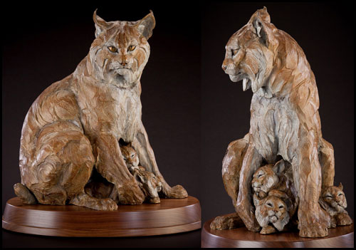 'Mother Nurture' Bronze Sculpture by Ken Rowe of Rowe Gallery