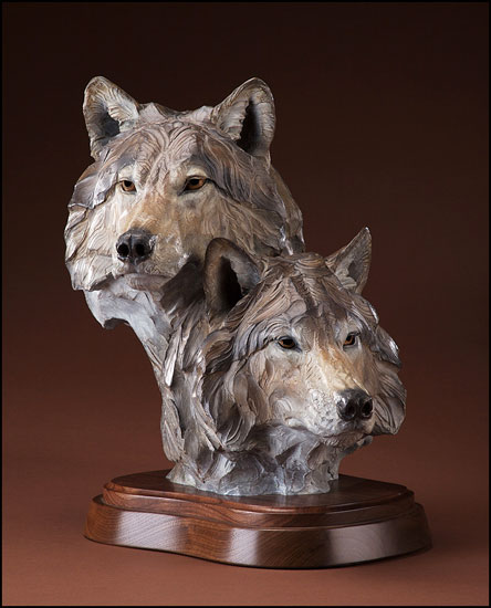 'Partners' Bronze Sculpture by Ken Rowe of Rowe Gallery