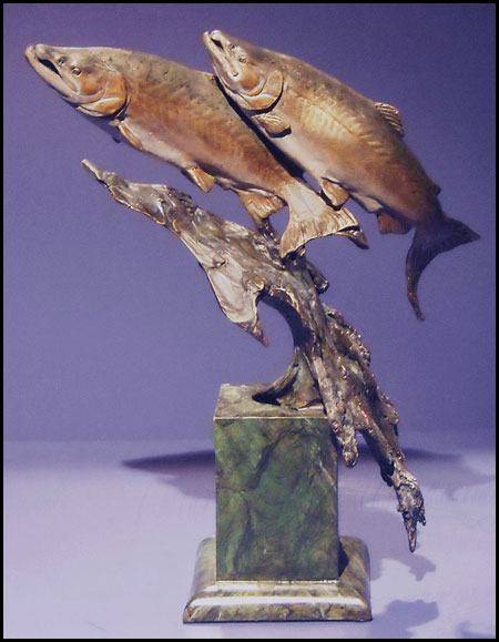 'Rapid Succession' Bronze Sculpture by Ken Rowe of Rowe Gallery