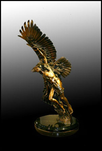 'Vision' Bronze Sculpture by Ken Rowe of Rowe Gallery