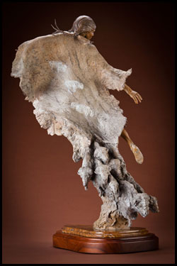 'White Buffalo Calf Woman' Bronze Sculpture by Ken Rowe of Rowe Gallery
