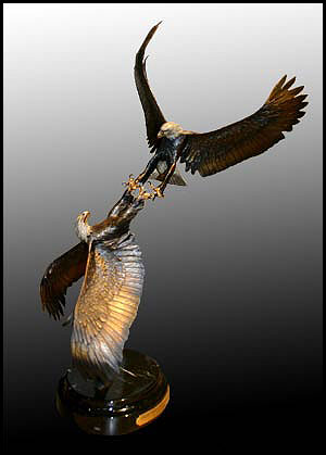 'Those Who Grace the Skies' Bronze Sculpture by Ken Rowe of Rowe Gallery