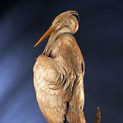 'Great Blue Heron' Bronze Sculpture by Ken Rowe of Rowe Gallery