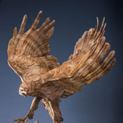 'A Close Call' Bronze Sculpture by Ken Rowe of Rowe Gallery