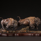 'Expect the Unexpected' Bronze Sculpture by Ken Rowe of Rowe Gallery