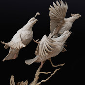 'Untitled Lynx' Bronze Sculpture by Ken Rowe of Rowe Gallery