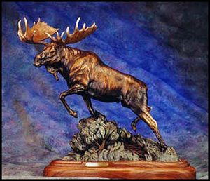 'In the Land of the Giants' Bronze Sculpture by Ken Rowe of Rowe Gallery