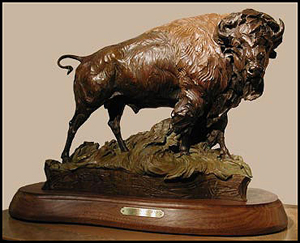 'Living Legend' Bronze Sculpture by Ken Rowe of Rowe Gallery