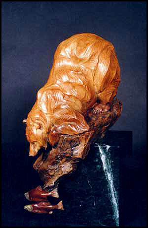 'Mischiefs Bruin' Bronze Sculpture by Ken Rowe of Rowe Gallery