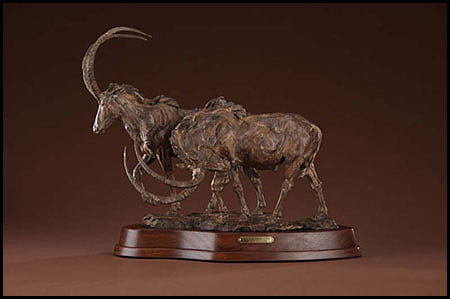 'Savannah Splender' Bronze Sculpture by Ken Rowe of Rowe Gallery