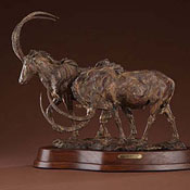 'Savannah Splender' Bronze Sculpture by Ken Rowe of Rowe Gallery