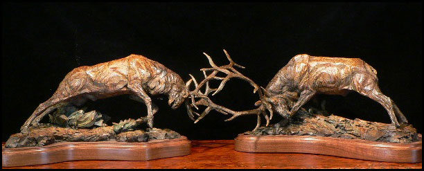 'Vital Ground' Bronze Sculpture by Ken Rowe of Rowe Gallery