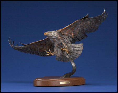 'Windstorm' Bronze Sculpture by Ken Rowe of Rowe Gallery